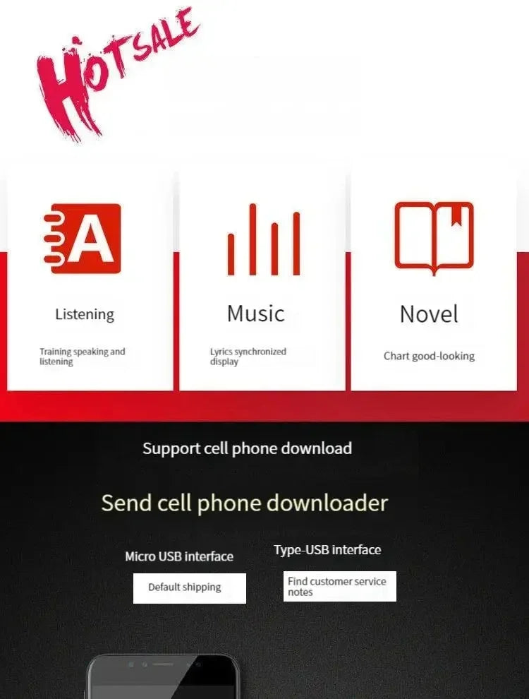 kawaii hello kitty Student MP3 Cartoon anime Portable mini music Walkman sports companion Sound can be played externally new