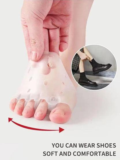 Silicone Toe Separator, Toe Spacer, Toe Stretcher, Thumb Eversion Correction Device, Forefoot Pad Protector