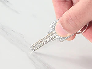 Tribesigns 63-Inch Rectangular Dining Table for 4 to 6, Modern Kitchen Table with Faux Marble Table Top, White Dinner Tables