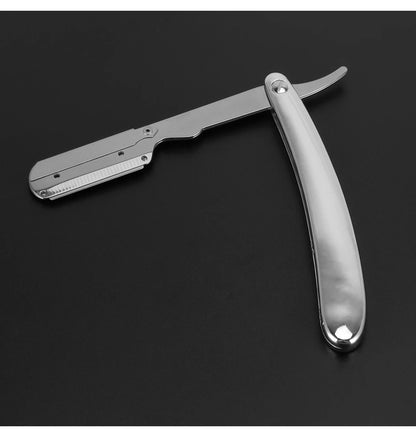 Professional Barber Razor Folding Shaving Knife Manual Beard Beard Cut Razors Holder For (No Shaving Blade) Salon Removal Tools