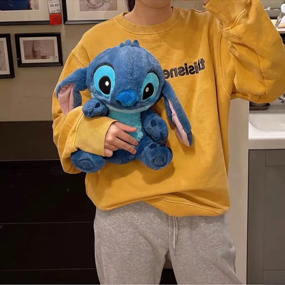 Kawaii Disney Lilo & Stitch Plush Toy Doll Animals Cartoon Soft Sleeping Sofa Pillow Room Decor Anime Stuffed Peluche Kid Gift