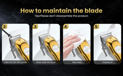 Sejoy Professional Combo Kits Hair Clipper Electric Hair Trimmer Set For Men Rechargeable Cordless Haircut Machine for Barber