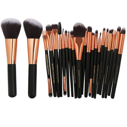 Professional Makeup Brush Set - 22 Piece Premium Cosmetic Brushes Kit for Eyeshadow & Eyeliner