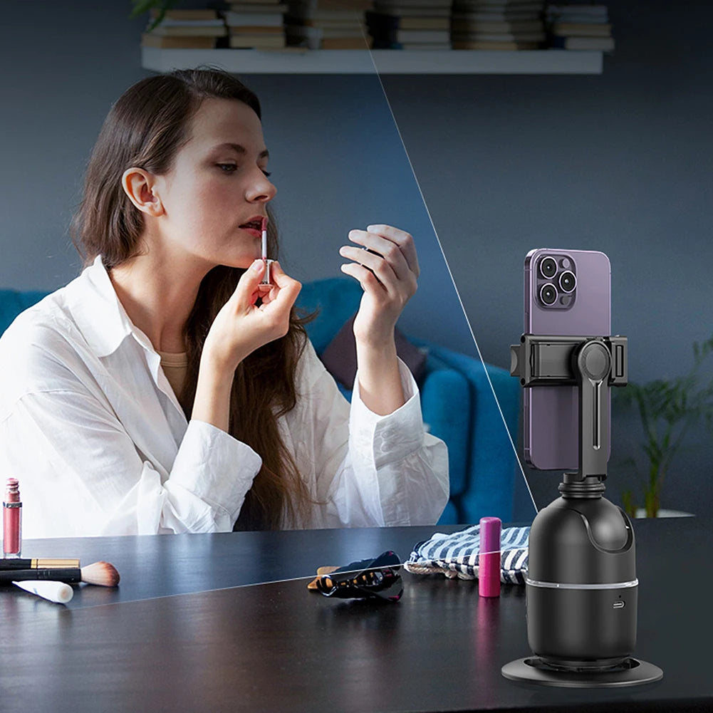 Auto Face Tracking Tripod No App Smart Shooting Stand with Remote & Gesture Control Gimbal Stabilizer for  Video Recording