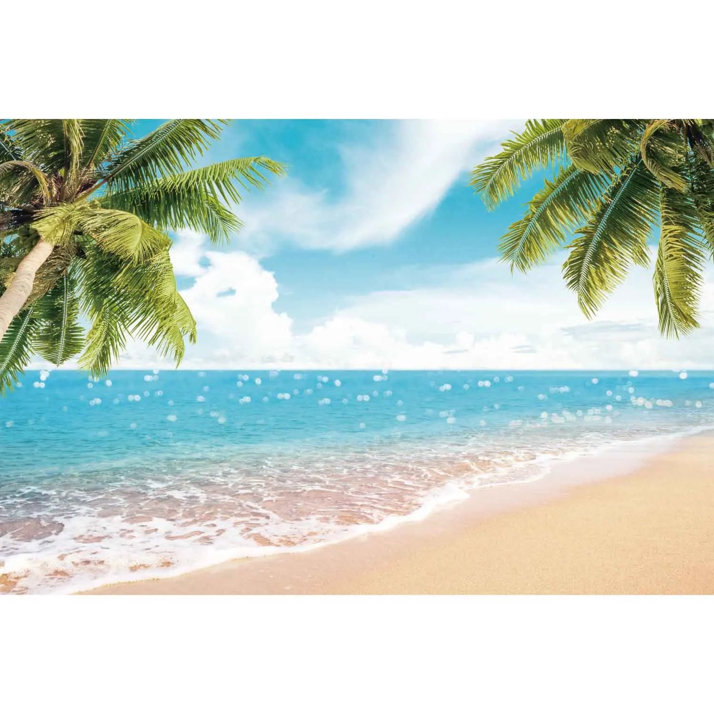 MOON.QG Tropical Summer Beach Background Photography Sunset Ocean Backdrop Newborn Photozone Wedding Accessories Shooting Props