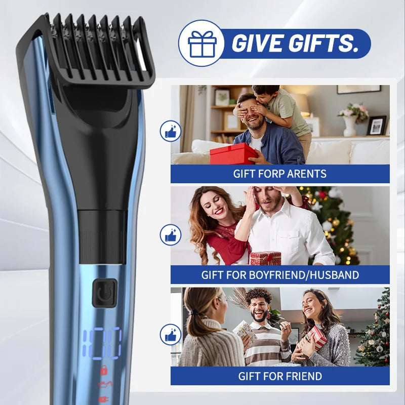 SEJOY Electric Hair Clipper Kit For Men, Adjustable Hair Cut Machine Hair Trimmer Professional Rechargeable Hair Cut Barber