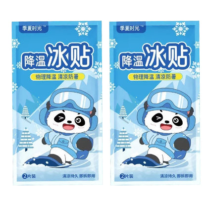 Summer cooling patches help alleviate the high temperatures in summer, provide comfort during travel and camping.