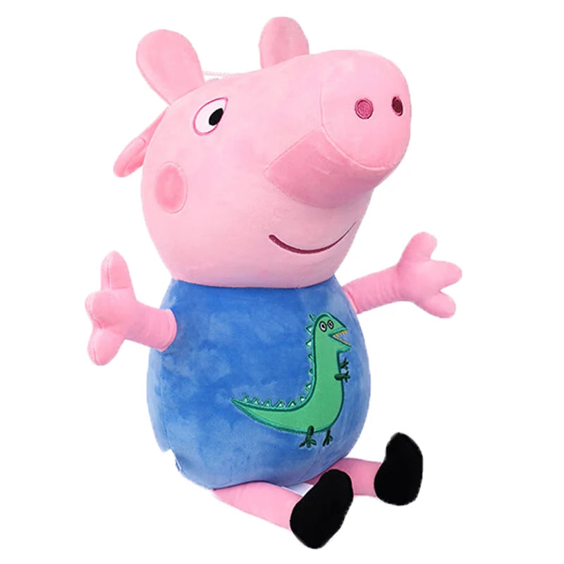 19cm 100% Genuine PEPPA PIG Stuffed Soft Doll Peppa George Zoe Suzy Rebecca Emily Danny Pedro bear Dinosaur Children Plush toy