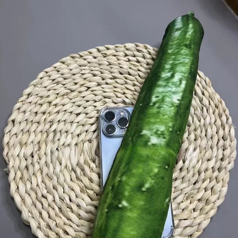 TikTok same style funny simulated cucumber mobile phone case suitable for Samsung S25 Ultra S21 S24 S23 S22 FE protective cover