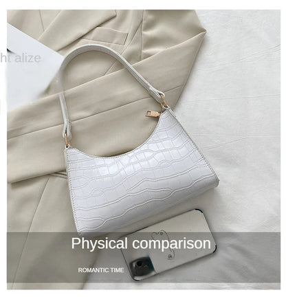 Fashion Exquisite Shopping Bag Retro Casual Women Totes Shoulder Bags Female Leather Solid Color Chain Handbag for Women 2023