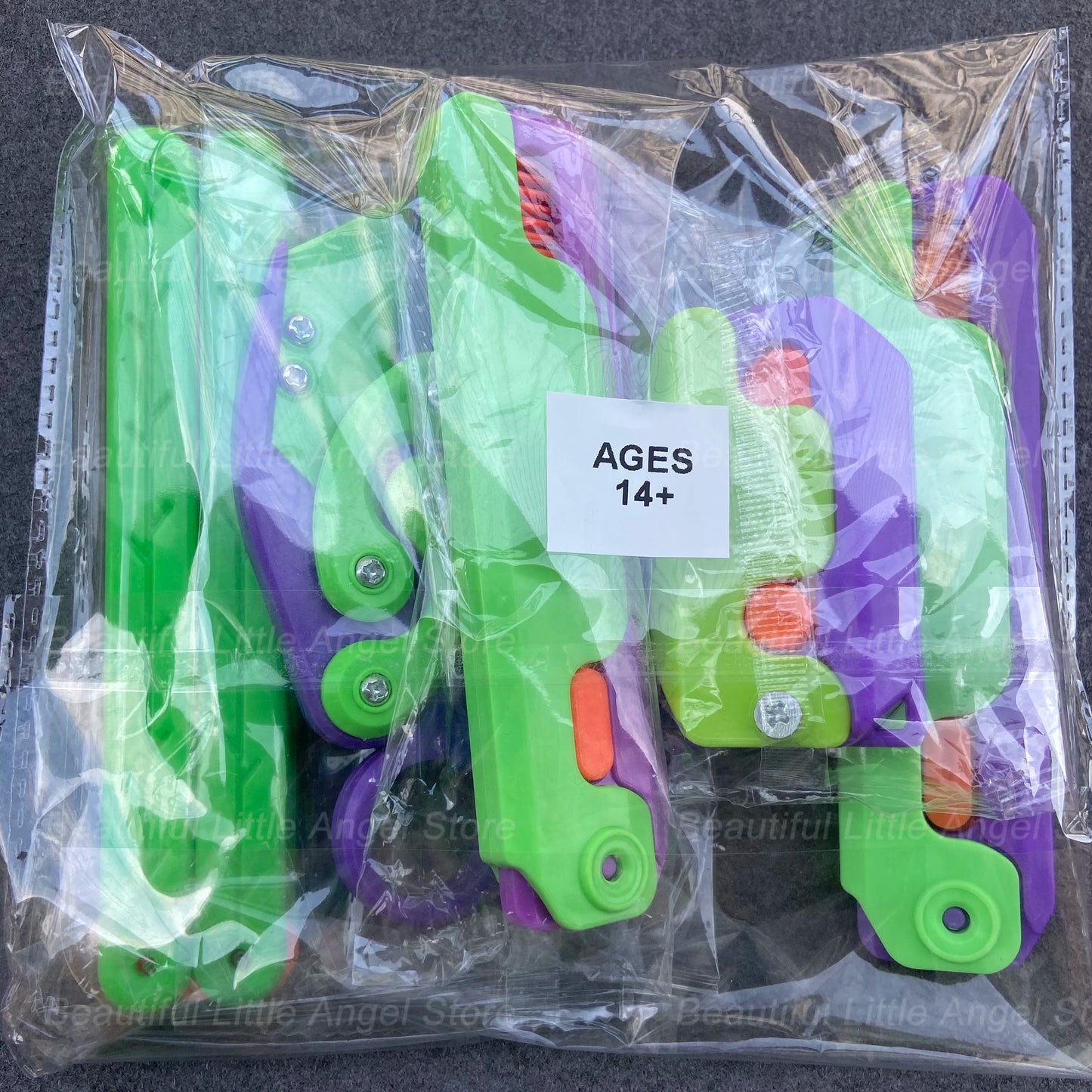 Gravity Folding Claw Knife Radish Knife 3d Printing Gravity Knife Small Radish Knife Push Card Decompression Fidget  Mini Toy