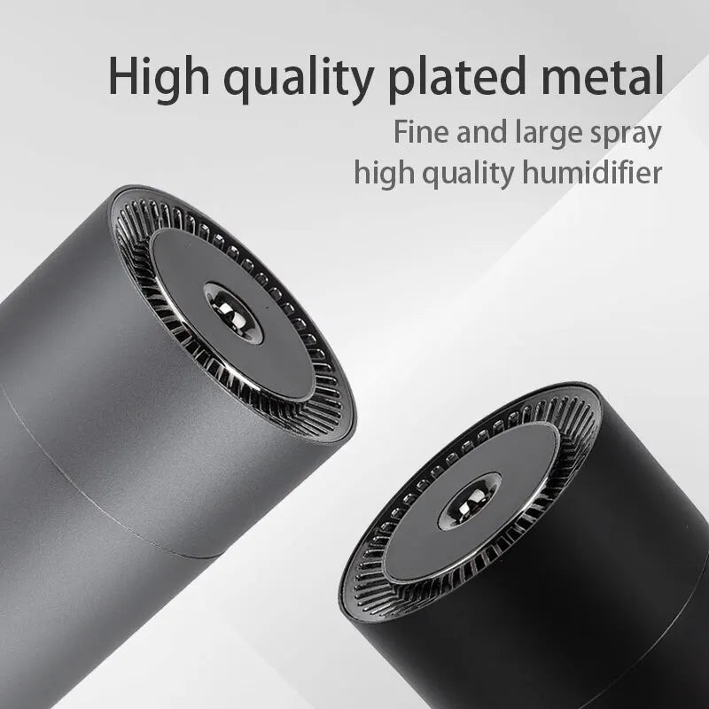 LED Light Aromatherapy Machine Humidifier Diffuser for Car Small Air Humidification Home and Bedroom Big Spray 260ml