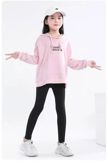 Girls Autumn Leggings - Solid Color Kids Tights & Sweatpants (2-6Y)