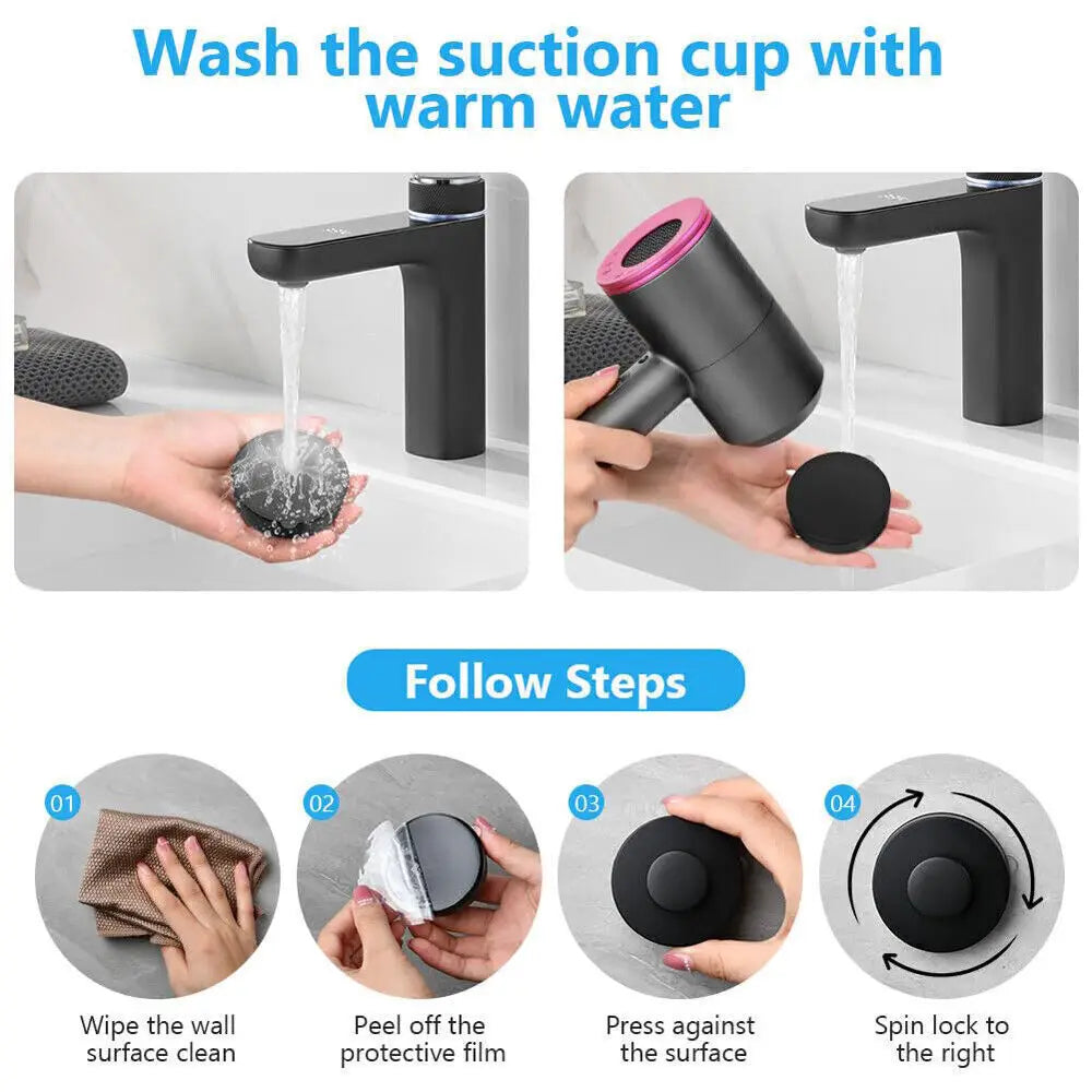 2/4x Stainless Steel Suction Cup Hook Waterproof Wall Mount Hooks Punch-free Reusable Kitchen Bathroom Wall Hanger Towel Clothes