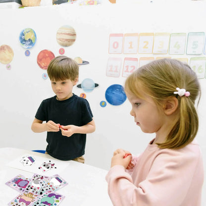 12Sheets Gabby's Dollhouse Make A Face Puzzle Stickers Kids Make Your Own DIY Game Children Cartoon Jigsaw Education Toys Gift