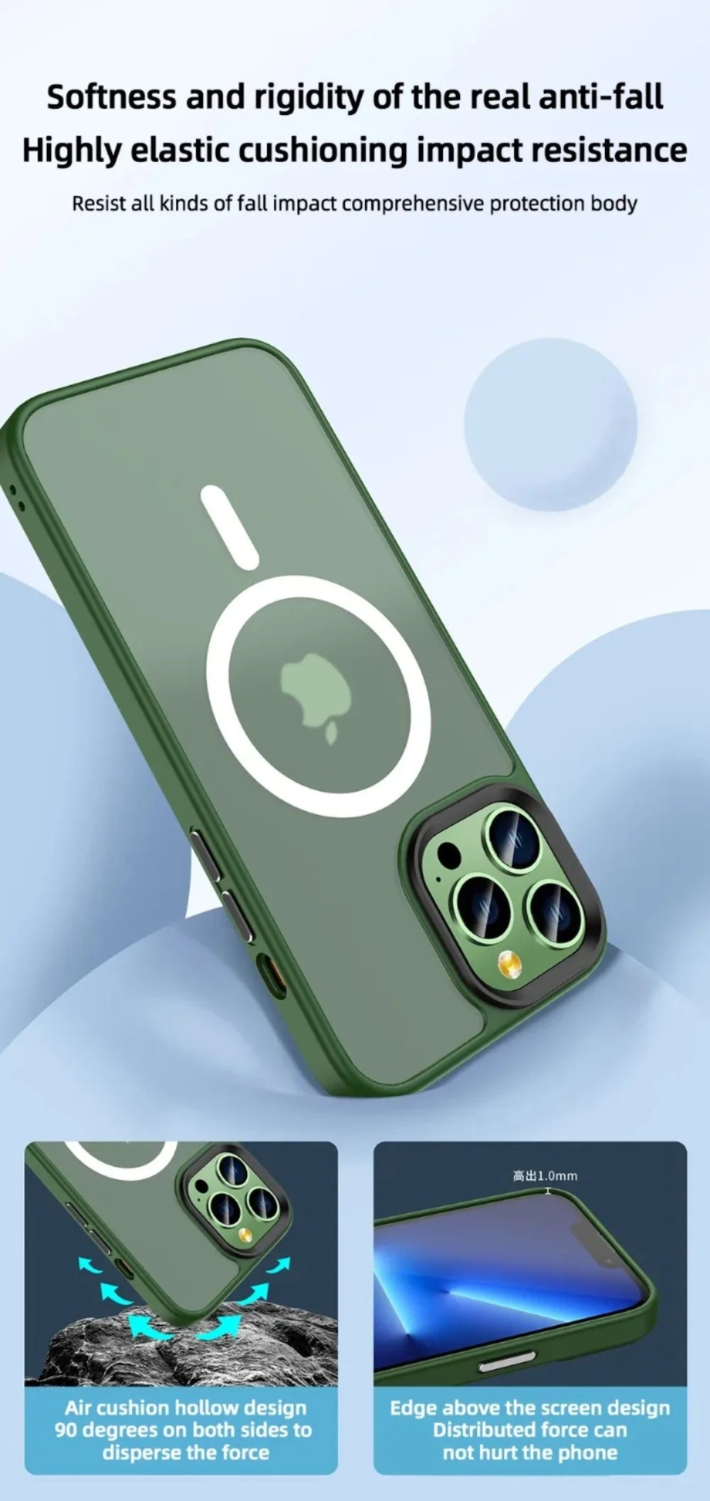 Translucent Frosted Matte Magnetic Phone Case For iPhone 17 16 15 14 Plus 13 12 Pro Max Case For Magsafe Wireless Charging Cover