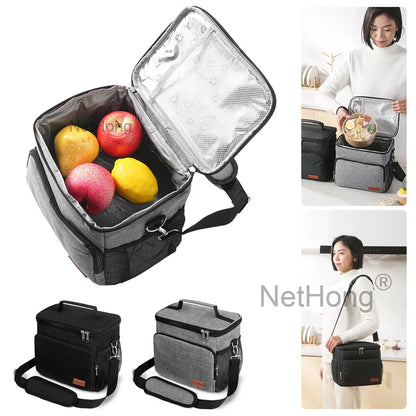 Bag, Insulated Cooler Bag Thermal Lunch Tote Bags For Men Women