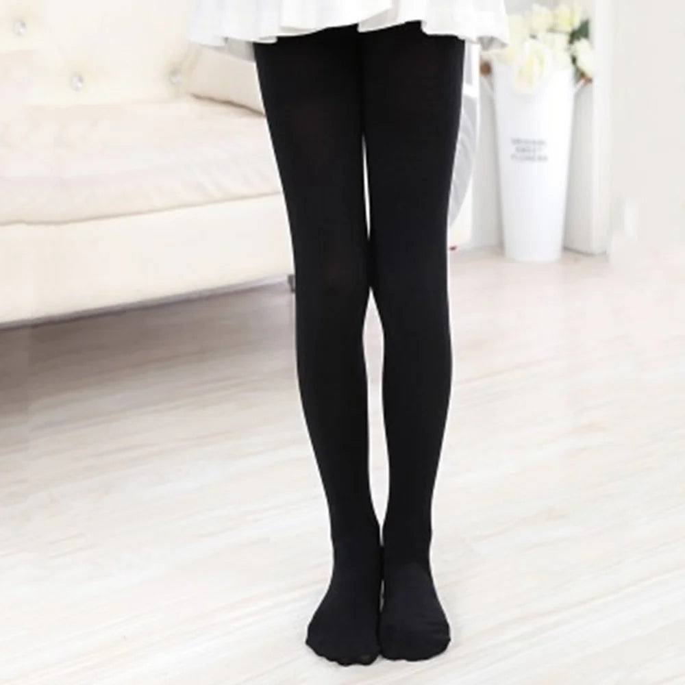 Premium Girls Ballet Dance Tights - Soft Footed Stockings for Dance, Halloween & School Uniform