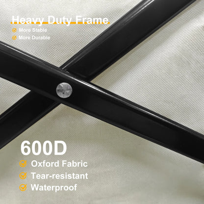 Camping Trolly Cart on Wheels 122L Folding Wagon Portable Beach Cart Collapsible for Outdoor Garden Picnic Shopping Fishing