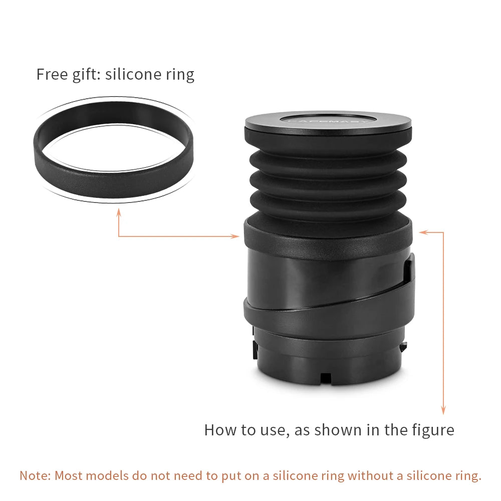 Coffee Bean Grinder Aluminum Single Dose Hopper Coffee Grinder Bean Bin BlowCleaning Tools For Eureka Mignon Grinder Accessories