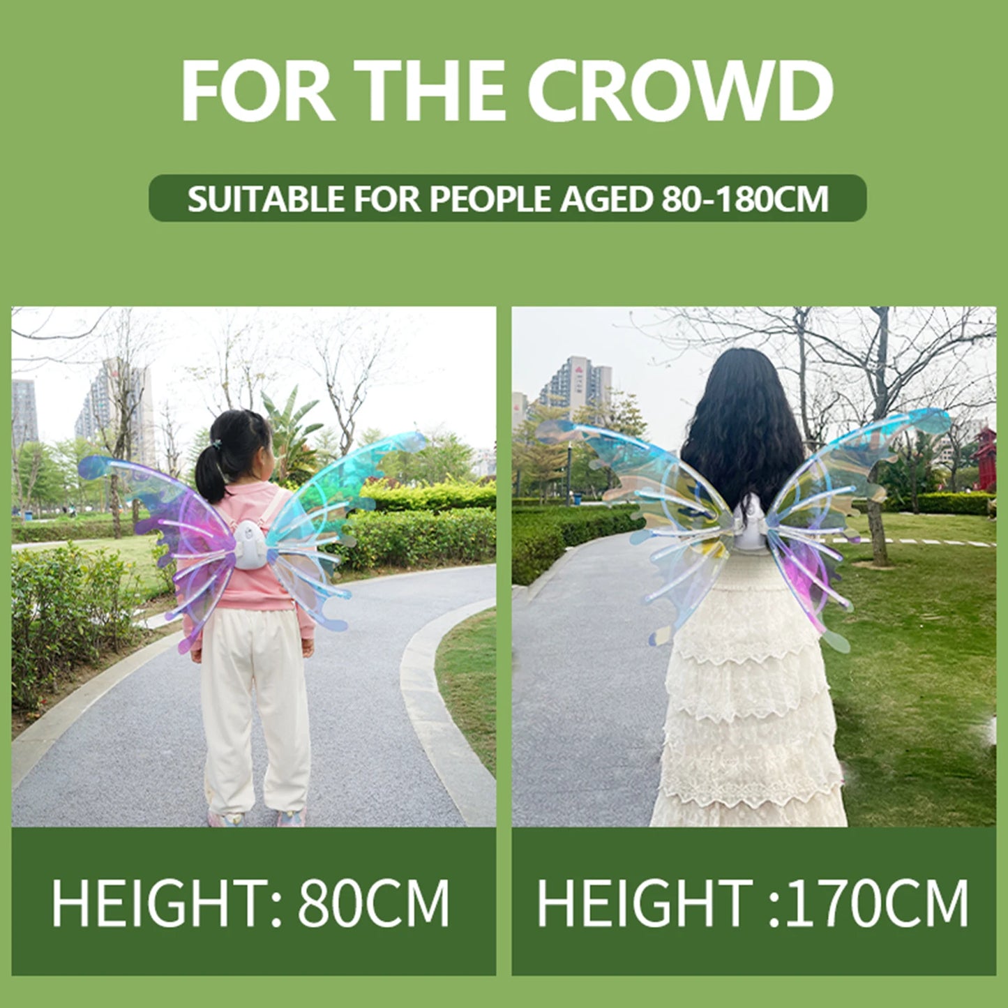 Electrical Butterfly Wings Toy With Music Lights Elf Wings Glowing Shiny Dress Up Moving Fairy Wings For Kids Boys Girls Gift