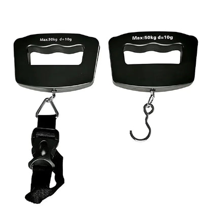 50kg Digital Luggage Scale Portable Suitcase Scale Handheld Electronic Scales Backlight Digital Display Travel Accessories