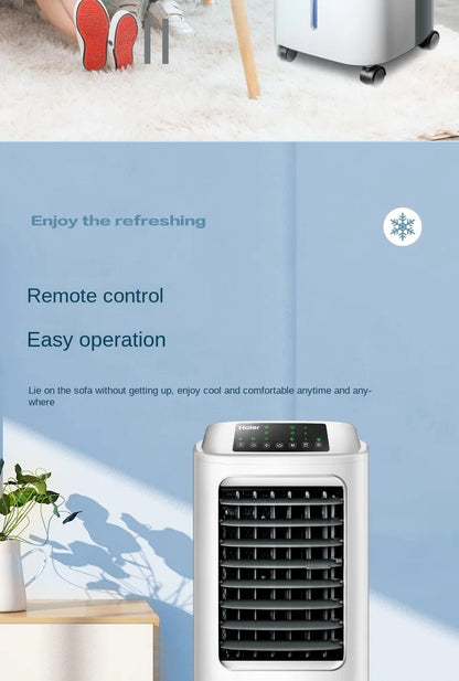 Haier Air Conditioner Fan Cooling Fan Humidification Refrigeration Bladeless Fan Household Air Conditioner Small Air Conditioner