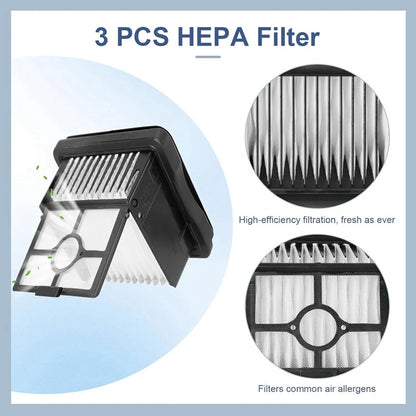 ABNO-For Eureka Rapidwash New630 Robot Vacuum Main Roller Brush Hepa Filter Replacement Parts Accessories