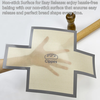 Silicone Bread Loaf Pan Liners, Reusable Nonstick Bread Pan Baking Mat for  9.5 x 5 Inch or 1.5LB Bread Pans, Heat Resistant