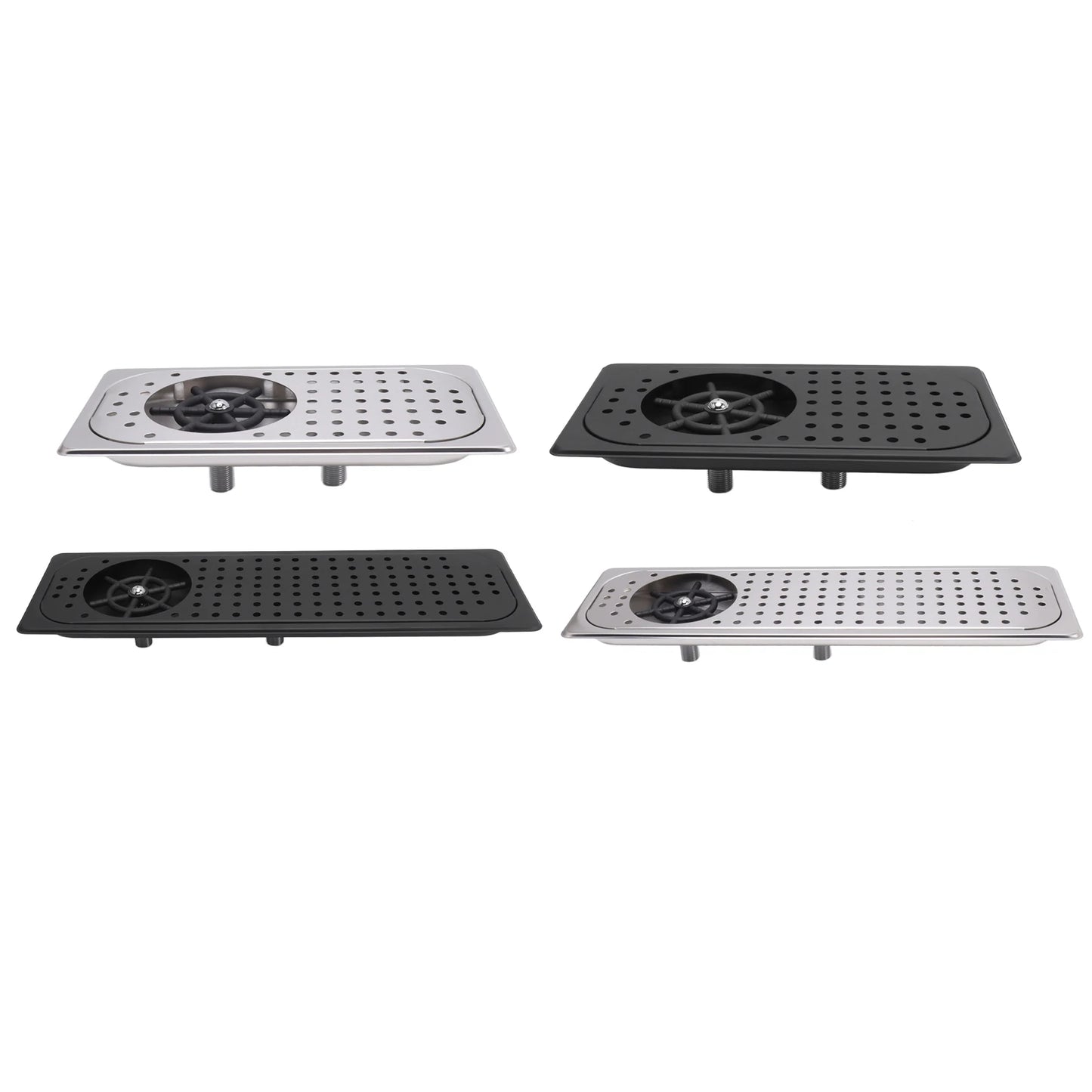 Built-in Cup Washer Stainless Steel Glass Cleaning Rinser High Pressure Cup Washer With Drain Drip Tray Hose For Bar Coffee Shop