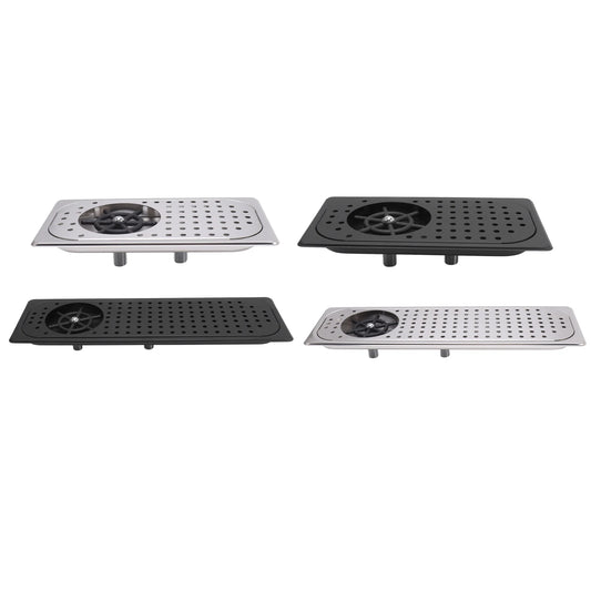 Built-in Cup Washer Stainless Steel Glass Cleaning Rinser High Pressure Cup Washer With Drain Drip Tray Hose For Bar Coffee Shop