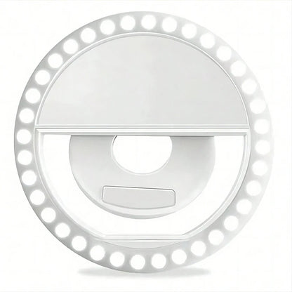 LED Selfie Ring Light Novelty Makeup Lightings Led Selfie Lamp Mobile Phones Photo Night Light Rechargeable Lamp Selfie Ring