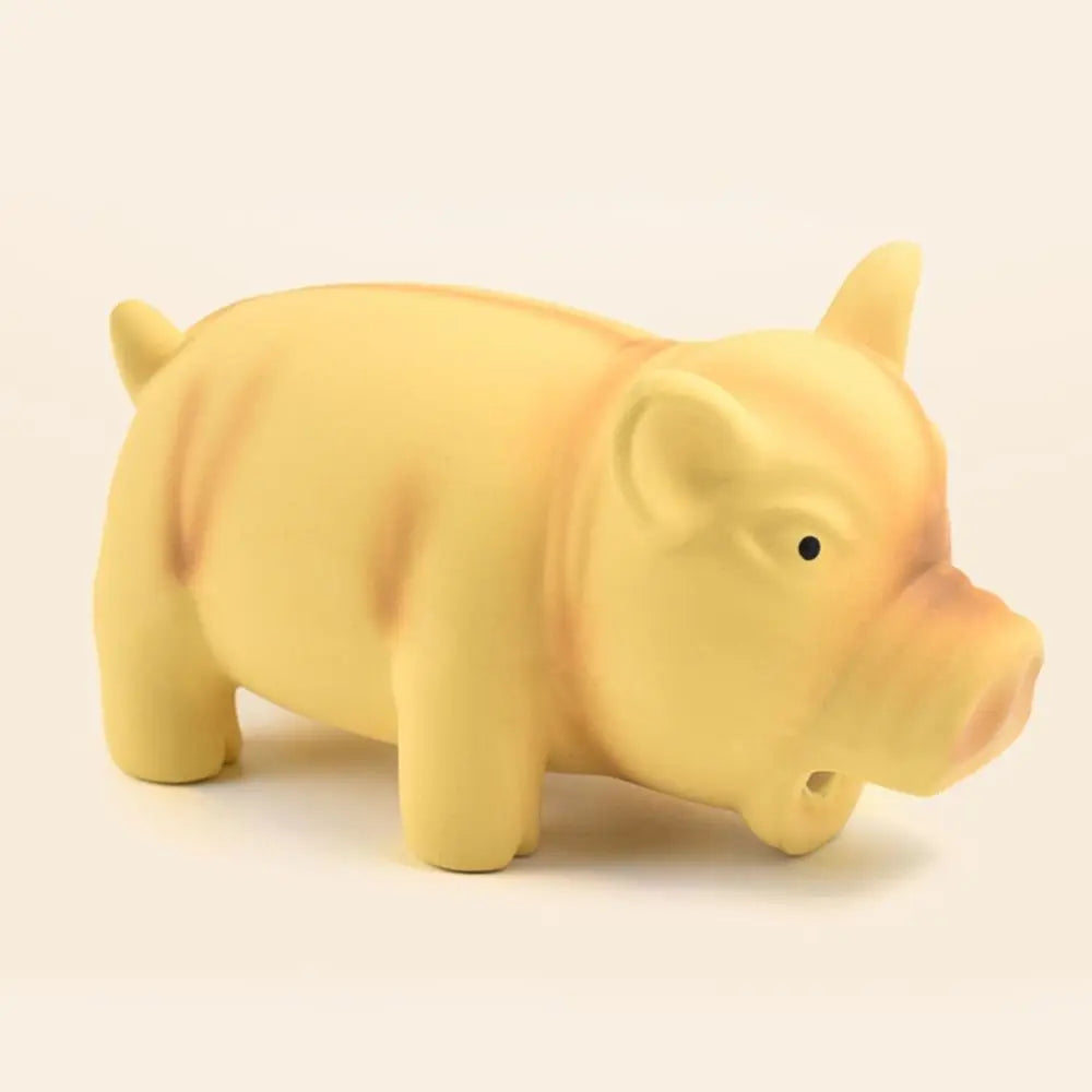 1PC Rubber Sound Pig Grunting Squeak Latex Pet Chew Toys for Dog Squeaker Chew Training Puppy Supplies Pet Products