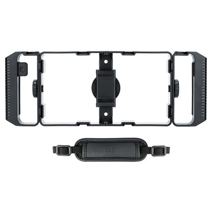 JJC Universal Smartphone Video Rig Kit with Remote Control Hand Grip Vlog Film Cage Phone Video Stabilizer Handheld Tripod Mount