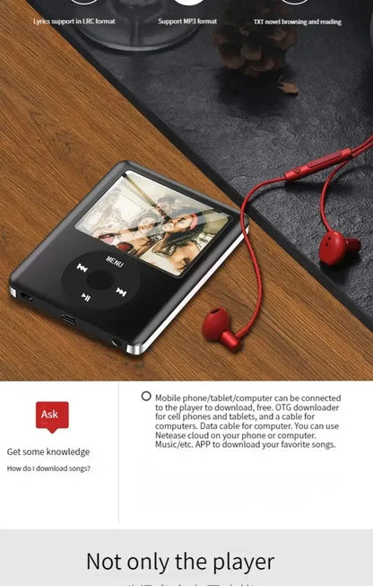 kawaii hello kitty Student MP3 Cartoon anime Portable mini music Walkman sports companion Sound can be played externally new