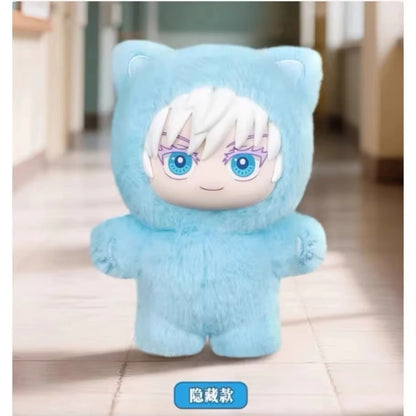 Heißer Vorverkauf: Original Eaki Jujutsu Kaisen Staffel 2 Cat Park Party Gojo Satoru Blindbox Plüschpuppe Taschenanhänger Modellkollektion