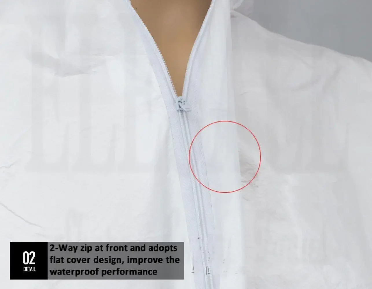 Disposable Breathable Dustproof Water Oil Resist Work Safety Clothing Anti Dust Spary Painting Decorating Labour Overall Suit