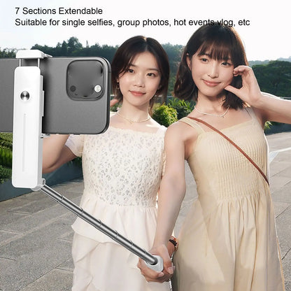 Extendable Phone Selfie Stick Bluetooth Remote Portable Selfie Stick for Photo Video Vlog Live Streaming 360 Degree Rotating
