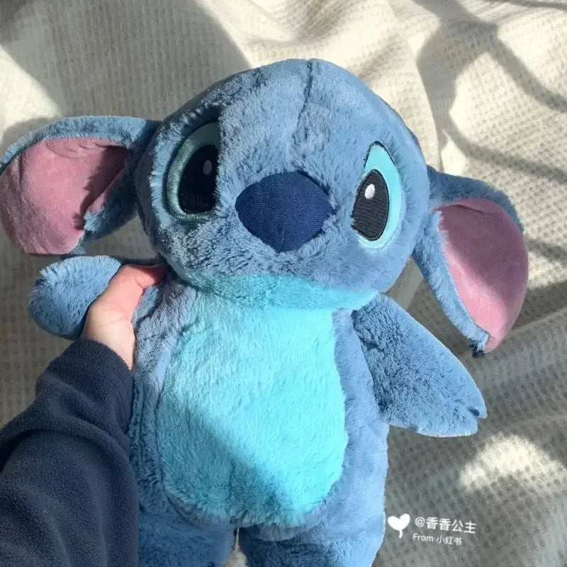 Aoger Disney Anime Hobby Stitch Winter Extra Large Plush Hot Water Bottle Women's Home Water Filling Hand Warmer Girlfriend Gift
