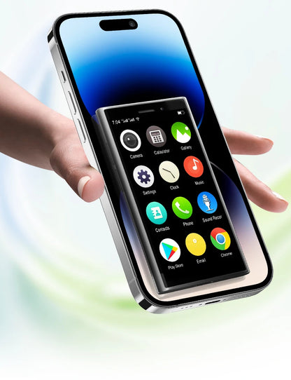 SERVO S26 Mini Android Smartphone 3G WCDMA Dual Camera 16GB ROM Play Store WhatsAPP WiFi Hotspot 2SIM Card Small Smart Cellphone
