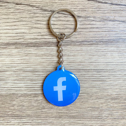 Waterproof  Epoxy  NFC Tap Review Keychain Google Review Follow us on Instagram Facebook NFC Key Card
