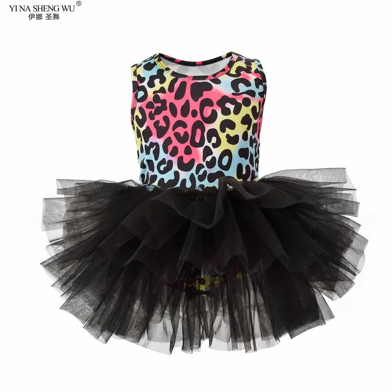 Baby Girl Princess Tutu Dress Sleeveless Infant Toddler Puffy Ballet Dress Black Pink White Party Dance Baby Clothes 1-8Y