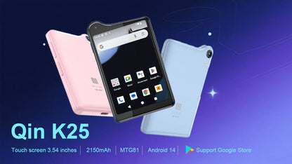 New Qin F22 Pro Smart Touch ScreenPhone Wifi 5G+3.5 Inch 4GB 64GB Add Google Store Android QinGlobal Version Mobile Phone