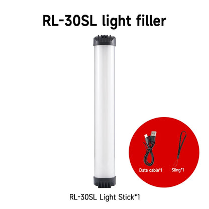 MIAOTU Handheld RGB Colorful Stick Light 30CM Handheld LED Light Wand CRI 95+ 2500K-9000K Photography Studio Lamp
