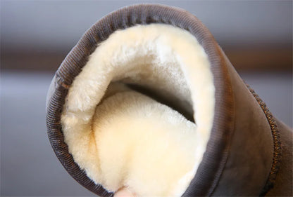 Kids Winter Slippers - Luxury Fur Lined Non-Slip Indoor Boots for Boys & Girls