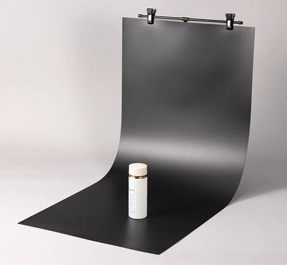 BFOLLOW 30cm T Shape Background Stand with 40cm PVC Backdrop Props for Product Photography Desk Photo Shooting Kit Studio Set
