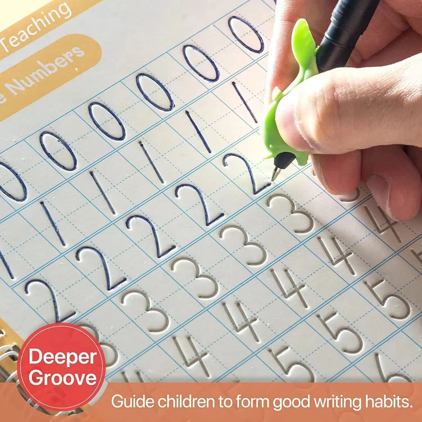 Magic Reusable Practice Copybook For Kids, The Print Handwriting Workbook-Writing Practice Book, For Children, Gifts And Toys