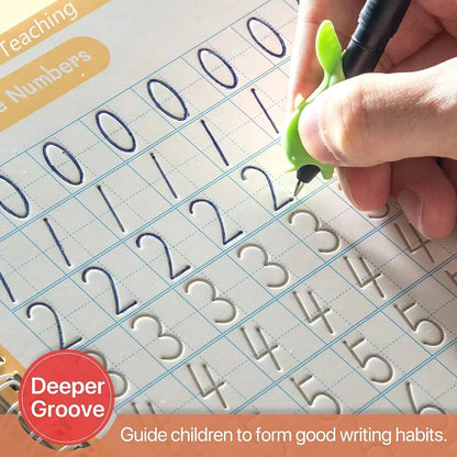 Magic Reusable Practice Copybook For Kids, The Print Handwriting Workbook-Writing Practice Book, For Children, Gifts And Toys