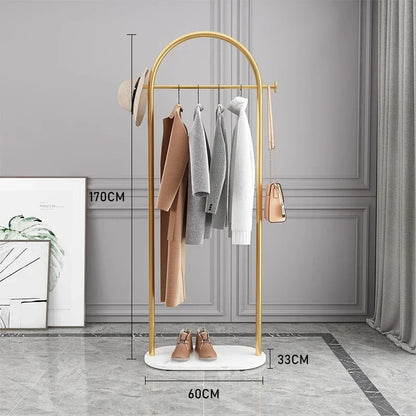 Hanger Floor Bedroom and Household Clothes Rack Simple Indoor Hanging Clothes Rack Multi-Functional Living Room Simple Coat Rack