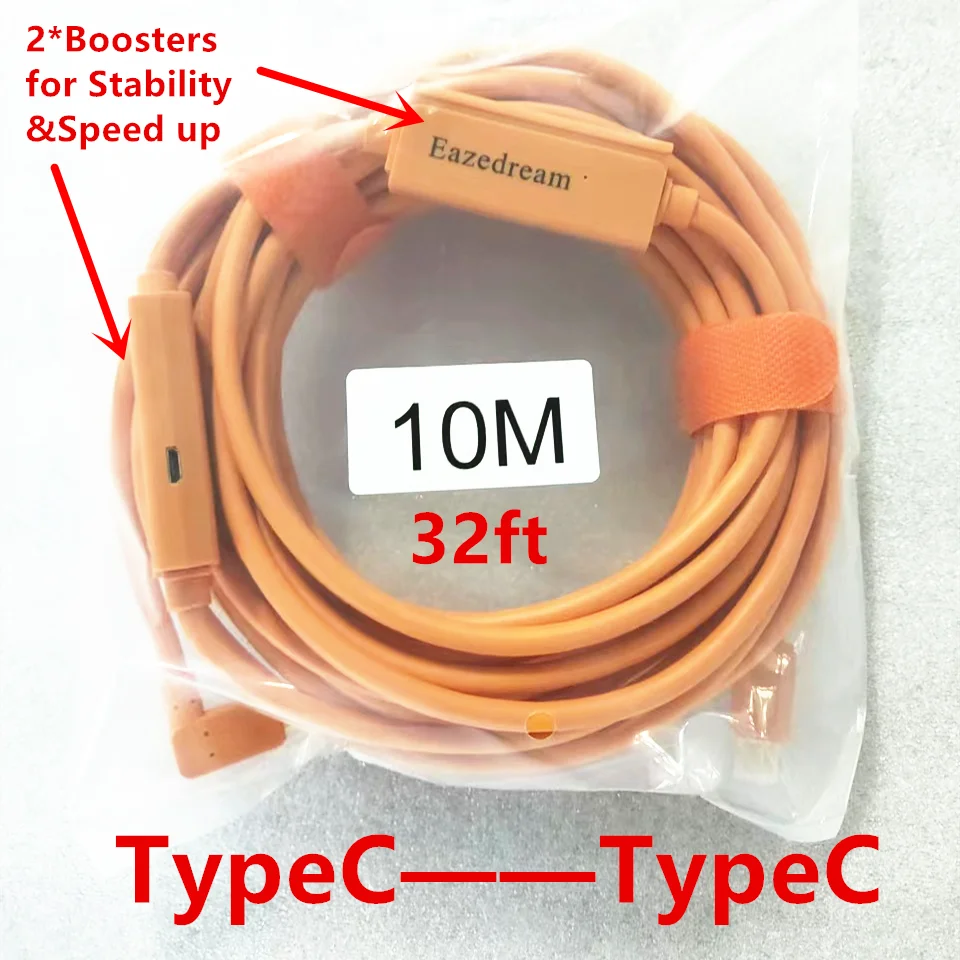 Eazedream 3m/5m Type-C USB to USB-C Live Stream Tethered Cable for Sony Canon Nikon Camera PC Imaging Edge Webcam Youtube Tiktok